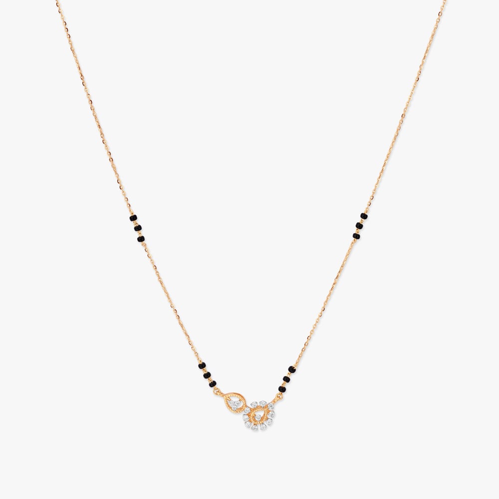 Aura Rhythm Diamond Mangalsutra,,hi-res image number null