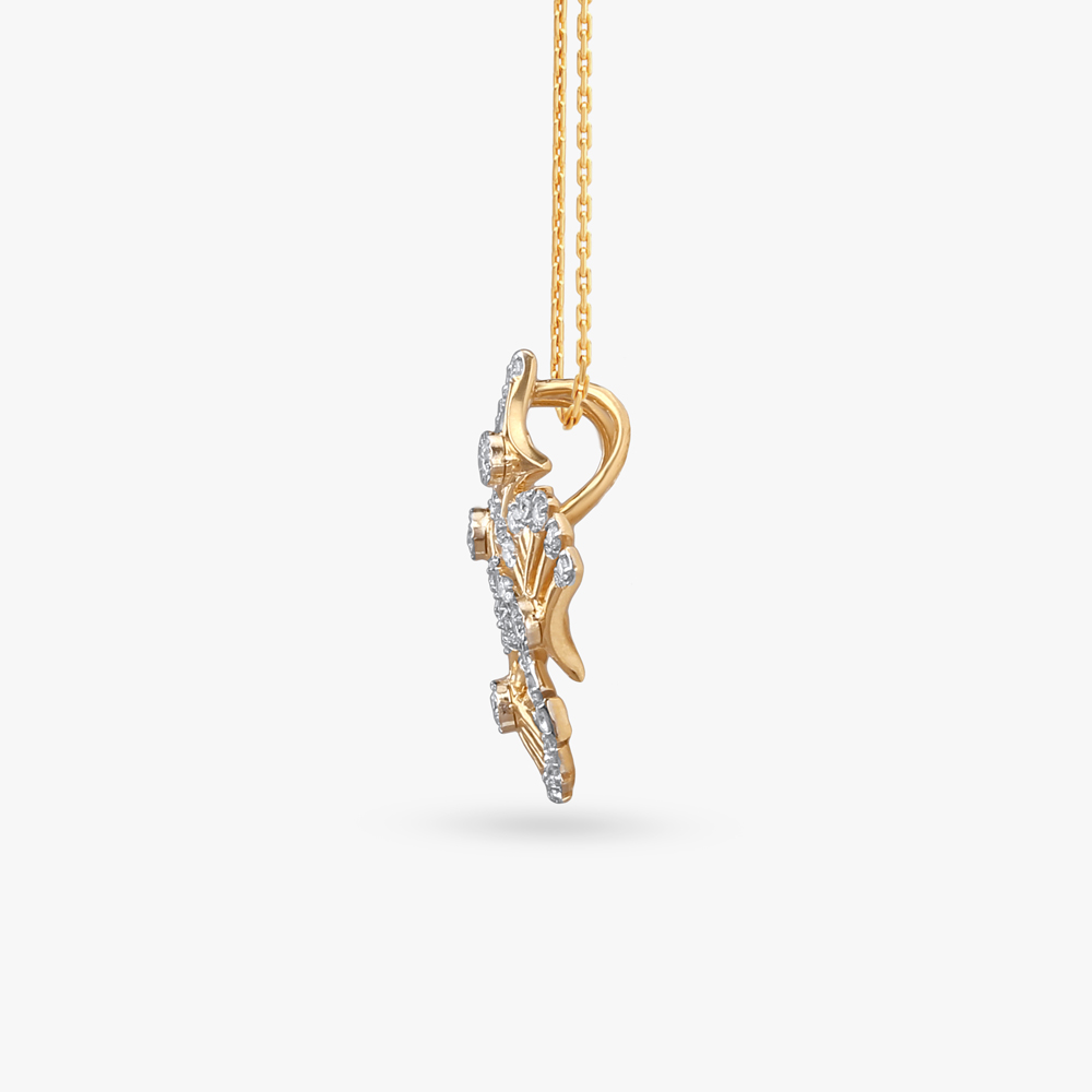 Flare Bloom Diamond Pendant,,hi-res image number null