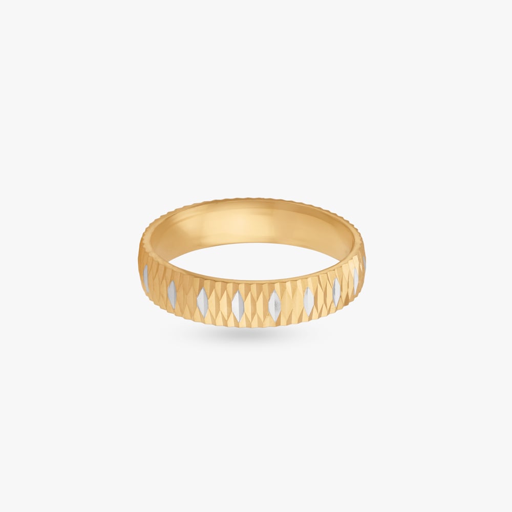 Prism Gleam Gold Ring for Men,,hi-res image number null