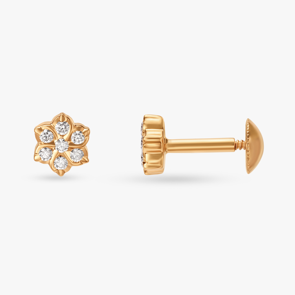 Contemporary Luxury Diamond Stud Earrings,,hi-res image number null