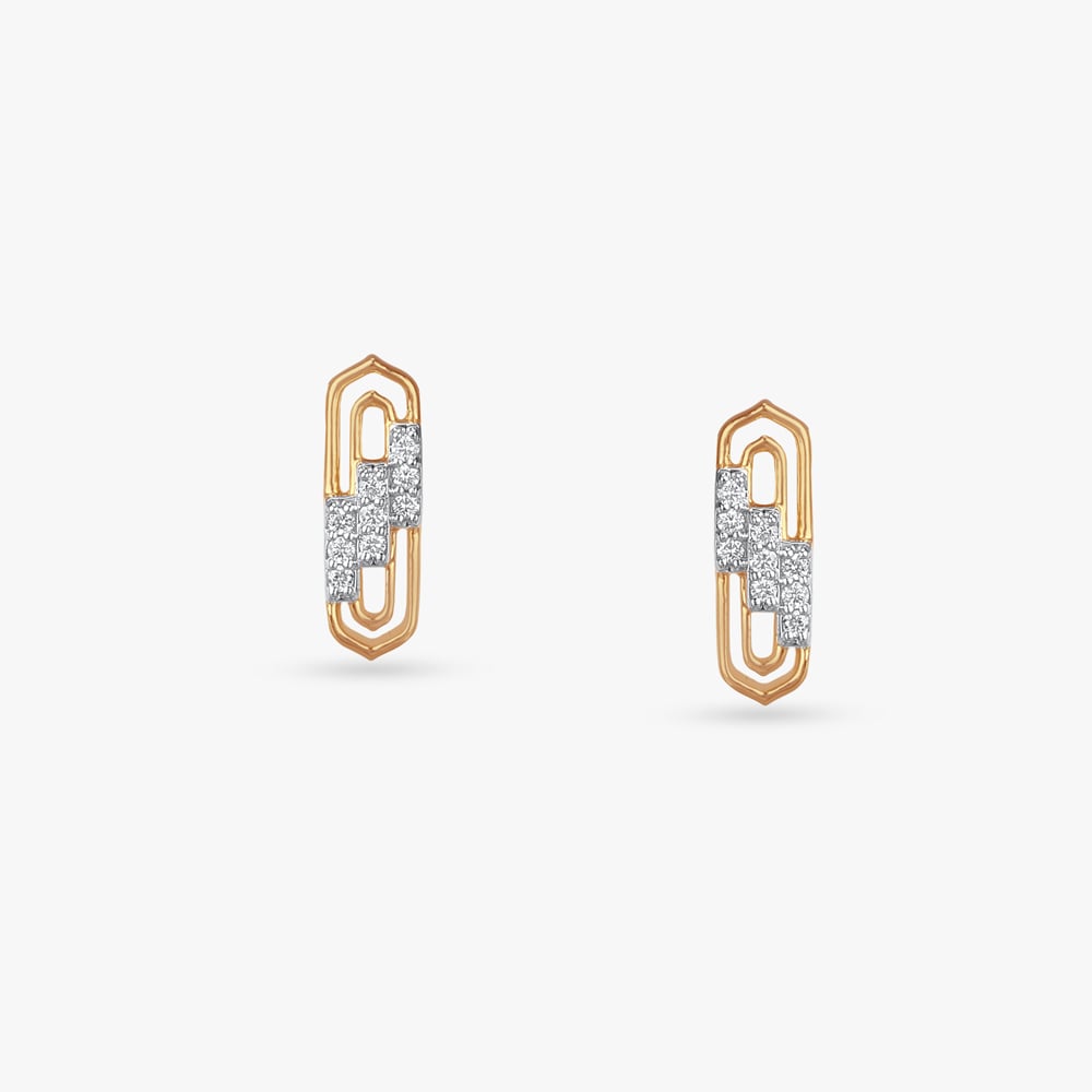 Urban Luxe Diamond Stud Earrings,,hi-res image number null
