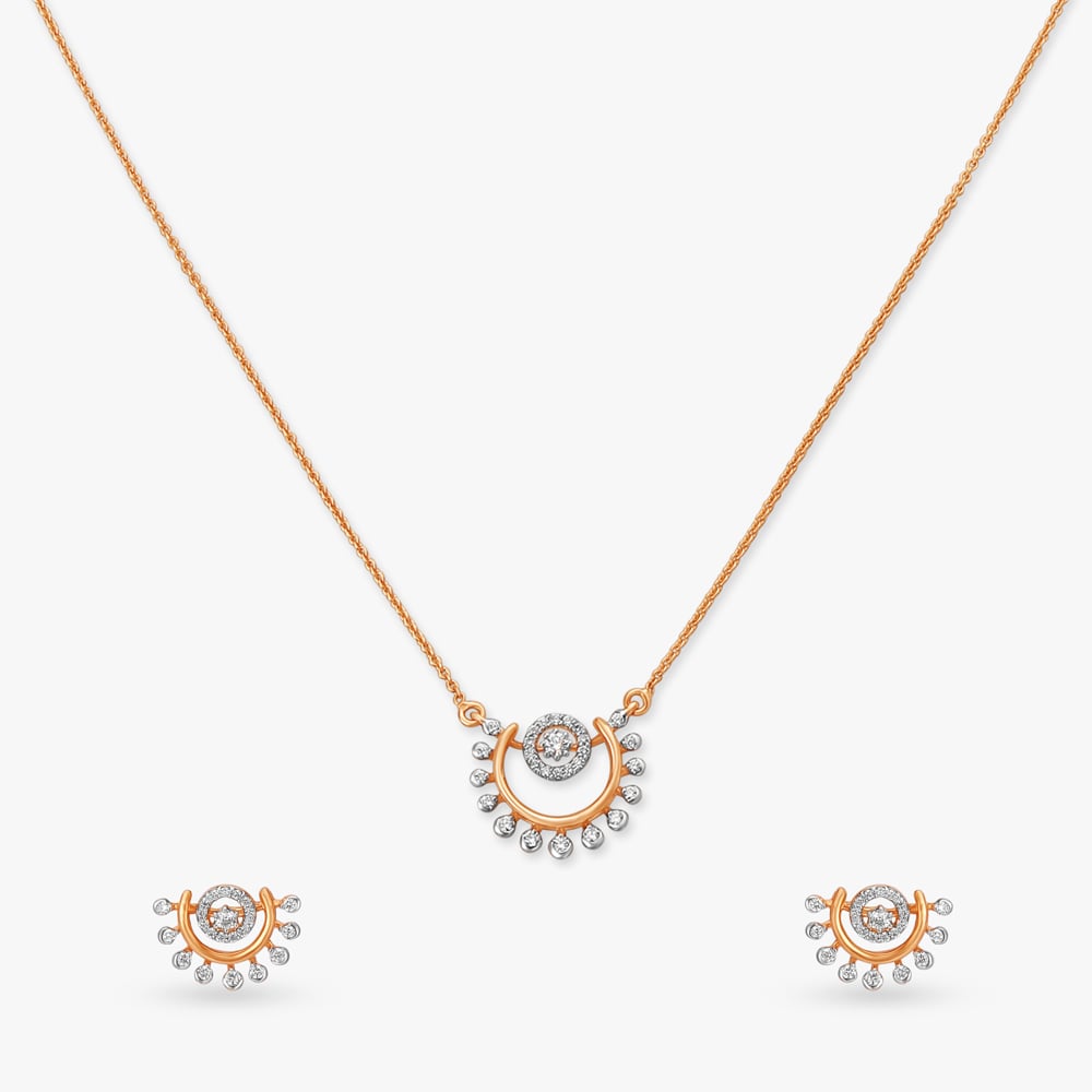 Celestial Diamond Necklace Set,,hi-res image number null