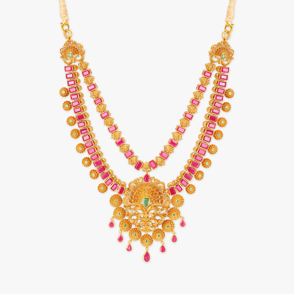 Majestic Kalasam Gold Necklace Set,,hi-res image number null