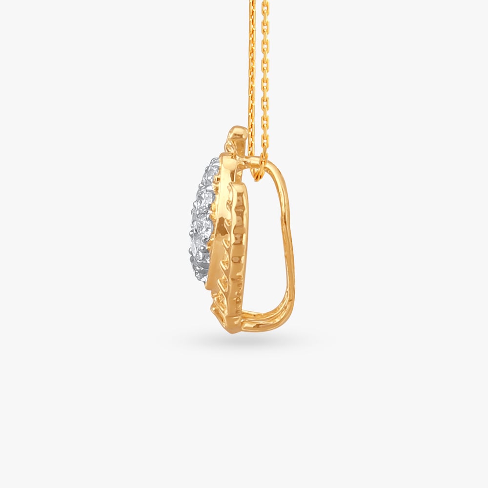 

Vintage Crest Diamond Pendant