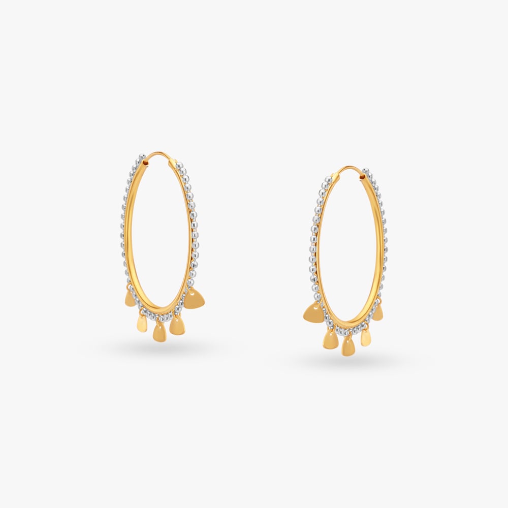 

Geometric Gold Hoop Earrings