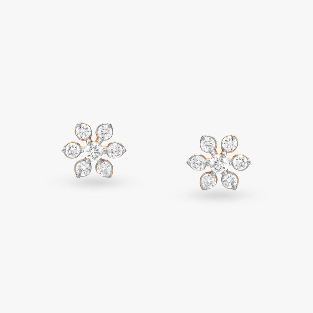 Cluster Diamond Stud Earrings,,hi-res image number null