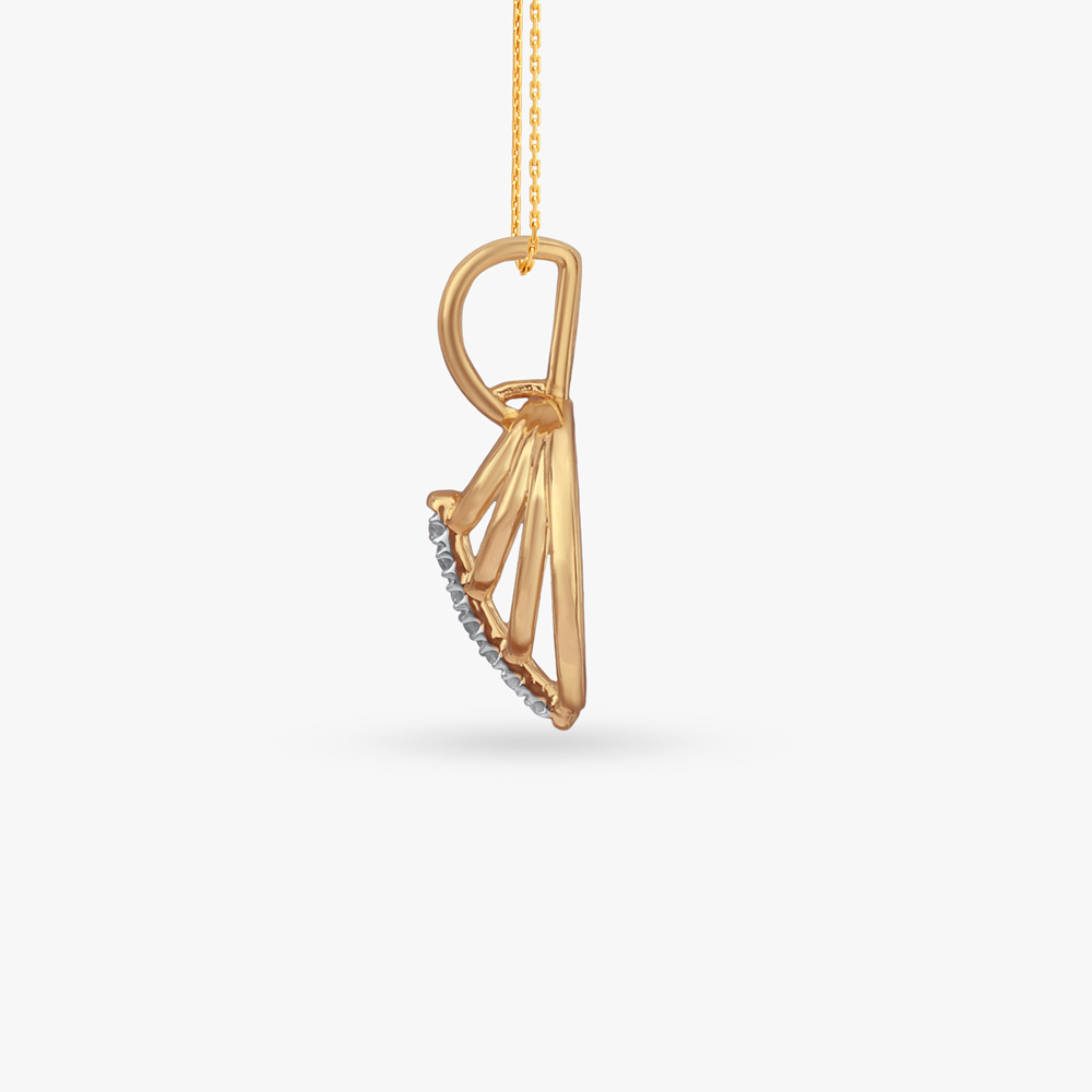 Rhythm Curve Diamond Pendant,,hi-res image number null