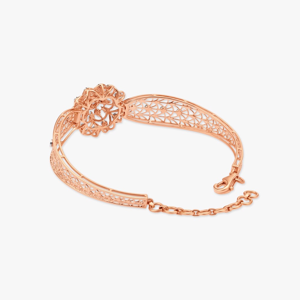 Serene Orchard Diamond Bangle,,hi-res image number null