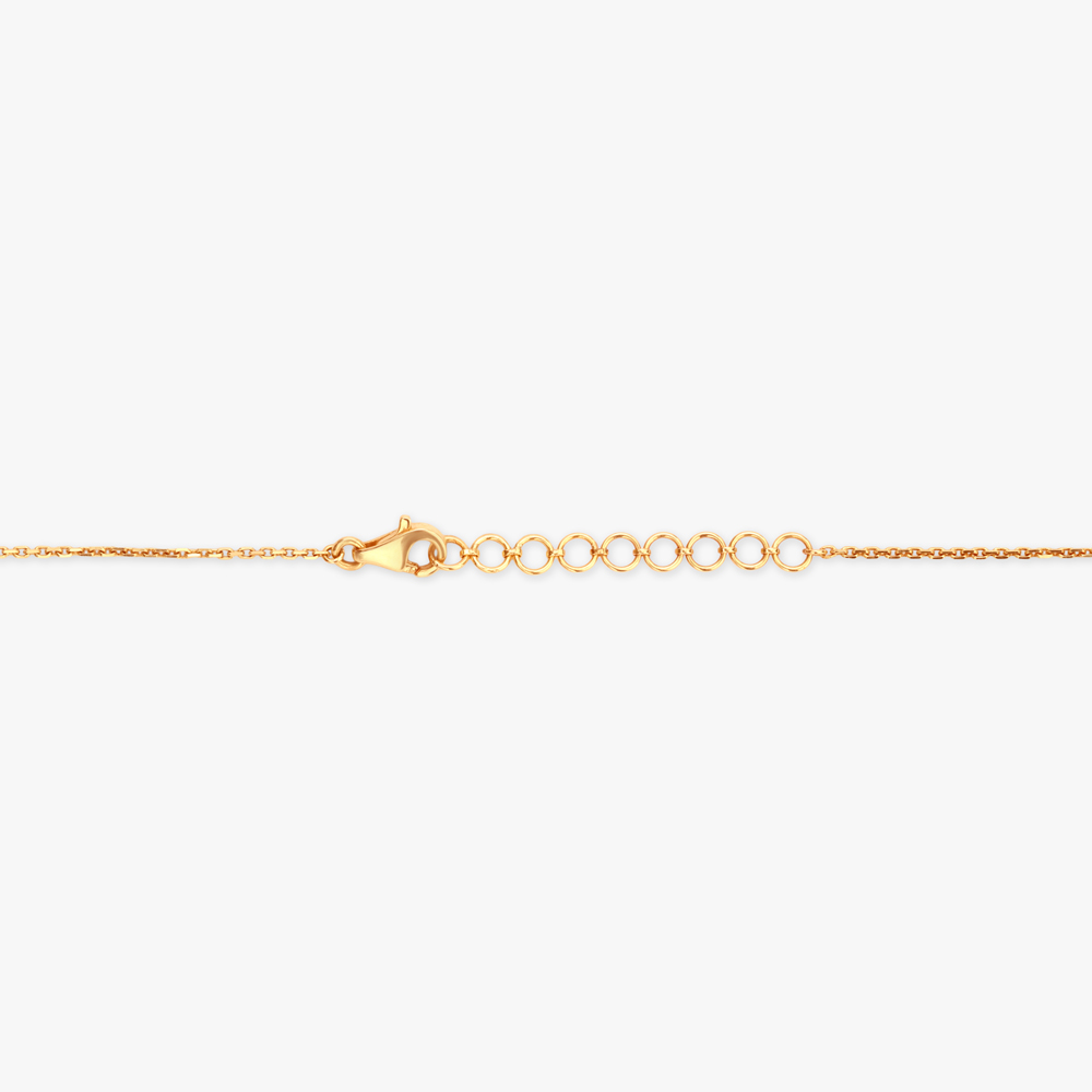 Lush Vine Gold Pendant with Chain and Earrings Set,,hi-res image number null