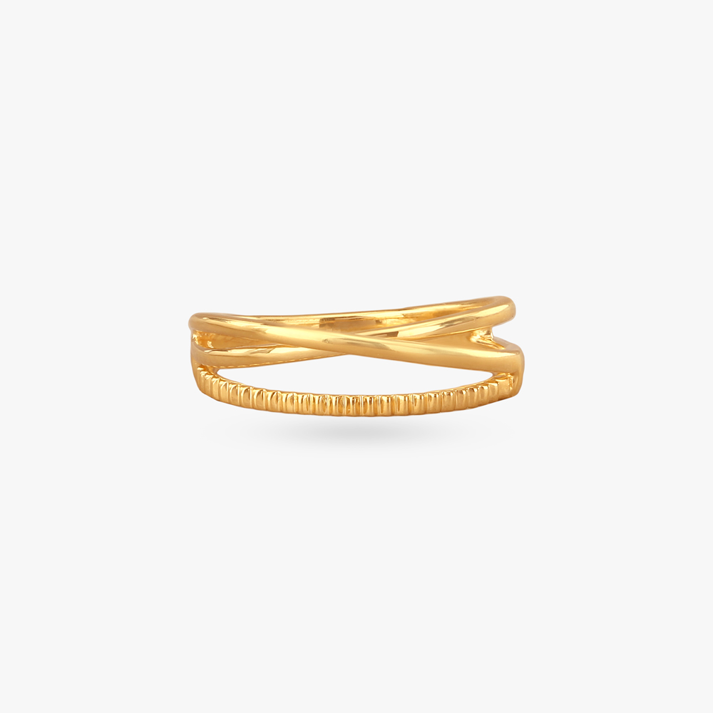 Linear Luxe Gold Ring,,hi-res image number null