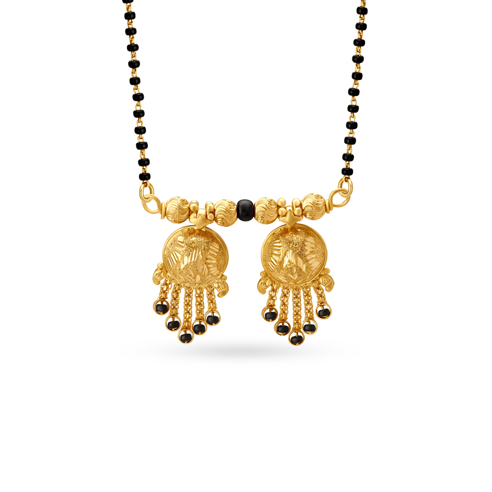 Gold Mangalsutra Vati Pendant,,hi-res image number null