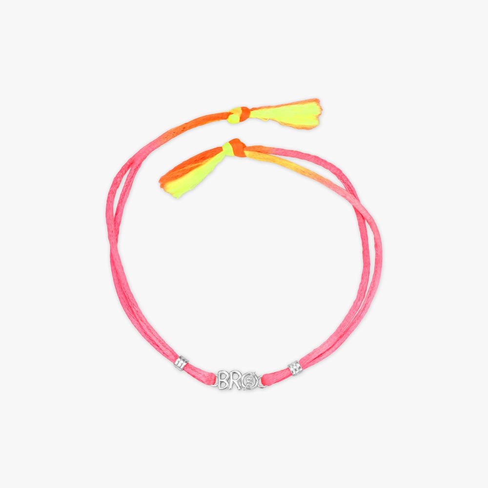 

Bro Bond Silver Rakhi for Men