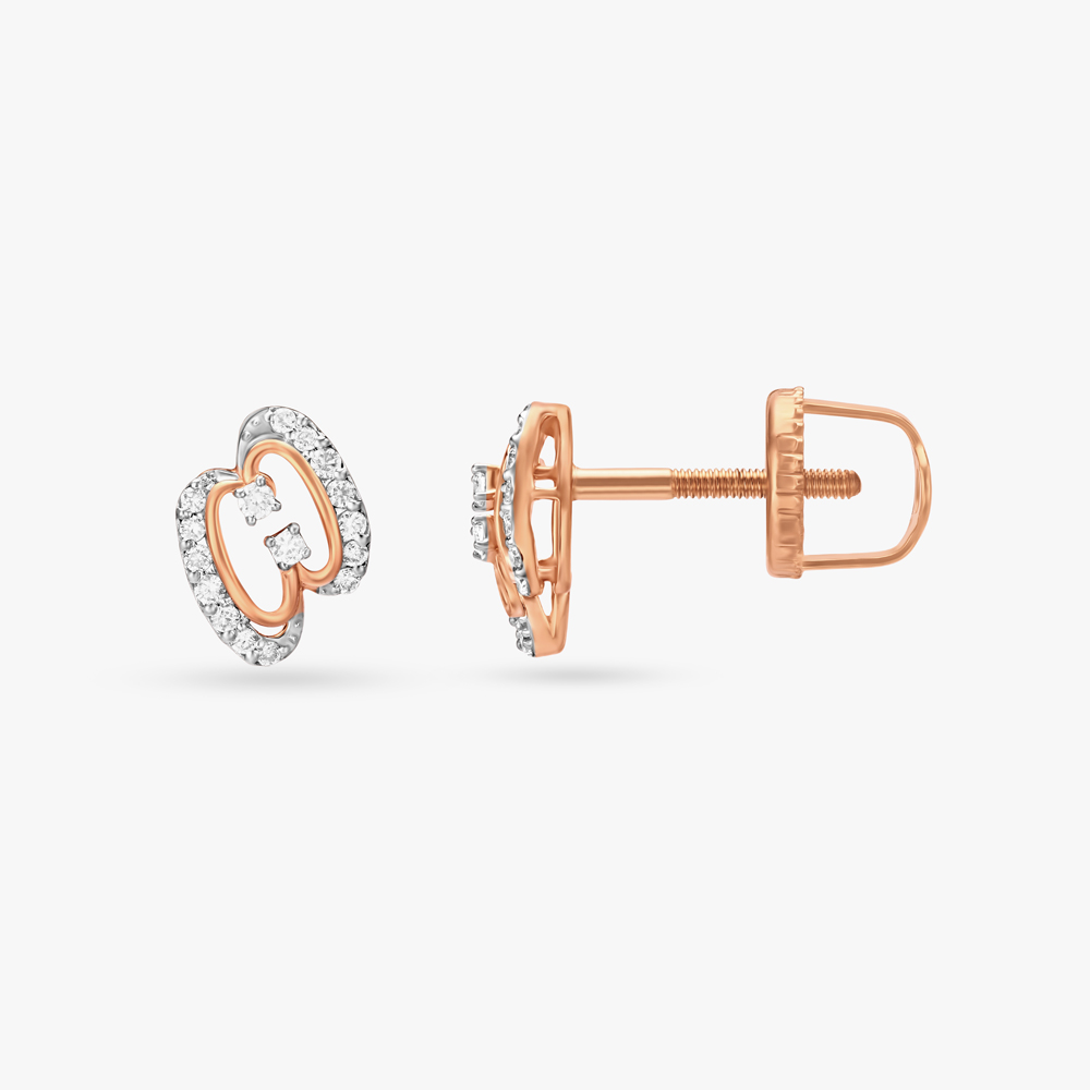 Surreal Geometry Diamond Pendant and Earrings Set,,hi-res image number null
