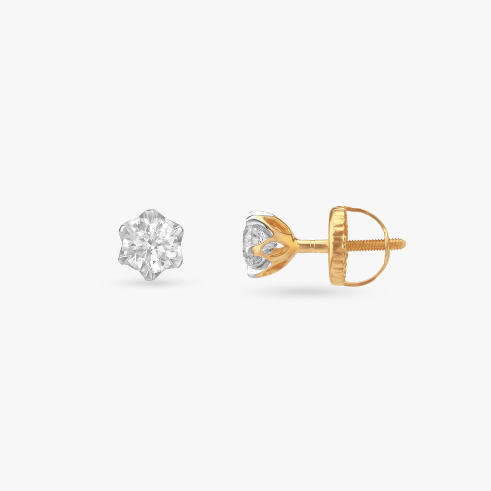 Infinite Illume Celeste Solitaire Stud Earrings,,hi-res image number null