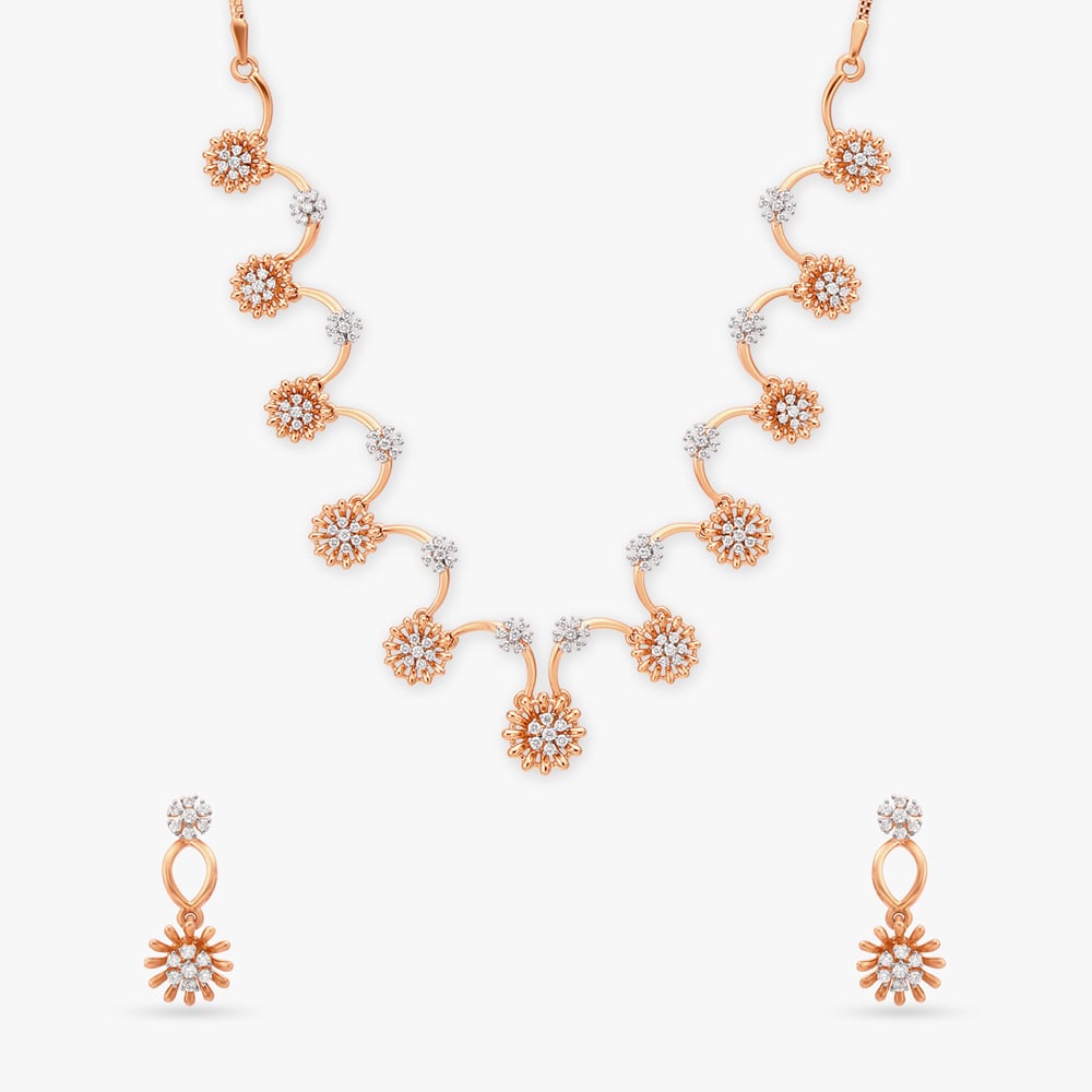 

Luminous Treasure Diamond Necklace Set