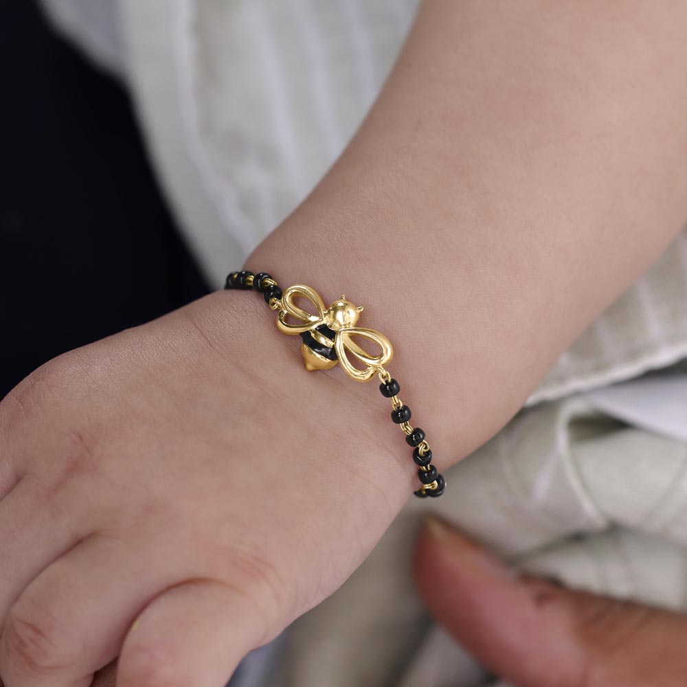 Bee Happy Gold Bracelet,,hi-res image number null