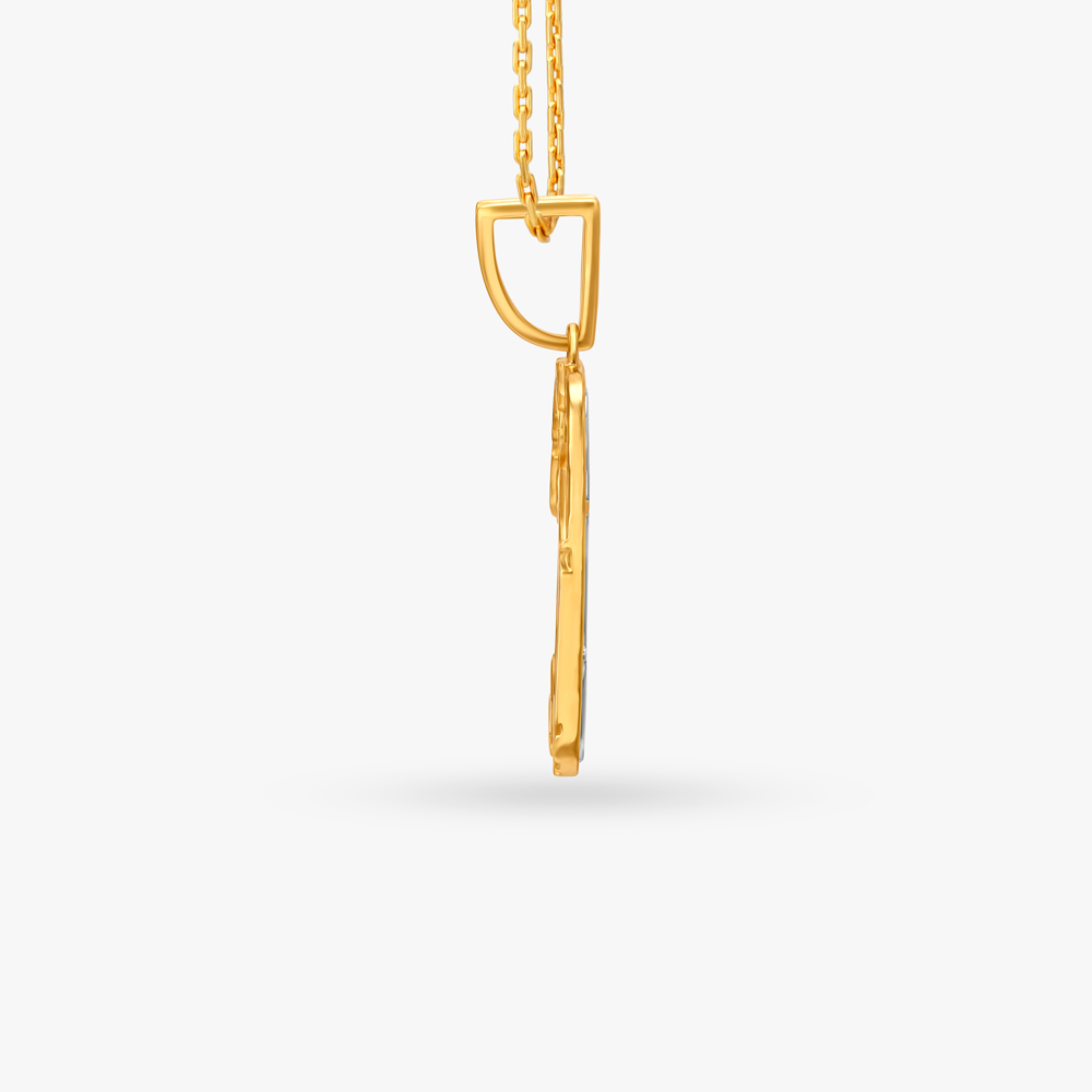 Abstract Frame Pendant for Men,,hi-res image number null