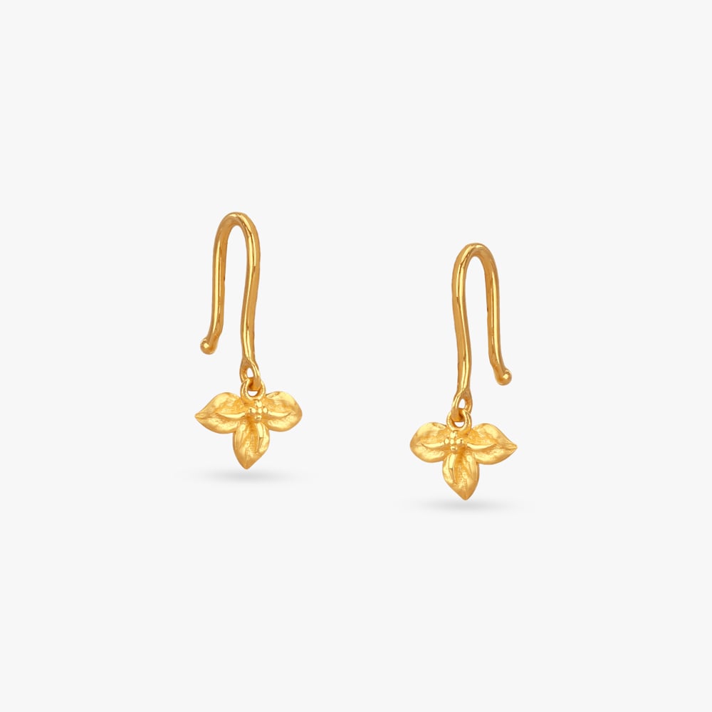 

Petal Pop Gold Hoop Earrings for Kids