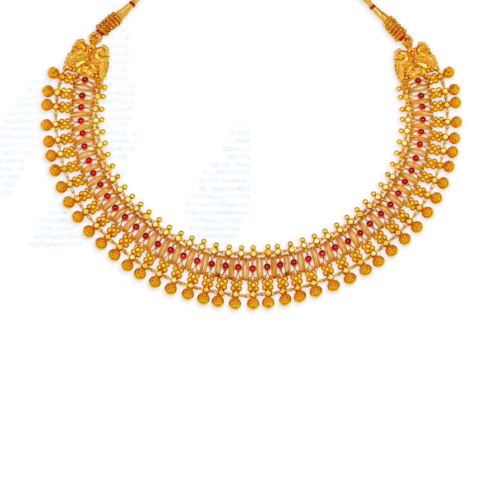 

Elegant Gold Necklace Set