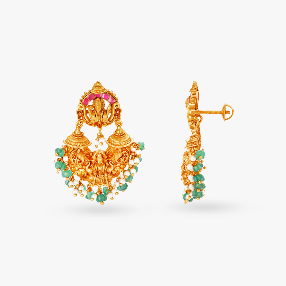 Ashta Lakshmi Gold Haram Set,,hi-res image number null