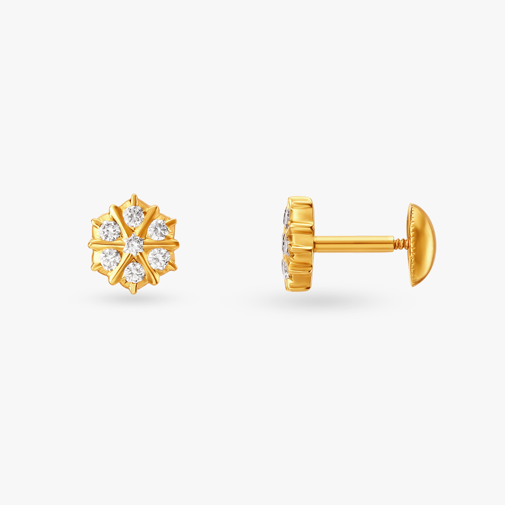 Luminous Elegance Diamond Stud Earrings,,hi-res image number null