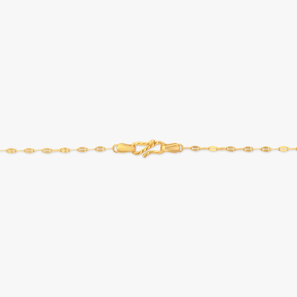 Petite Clover Gold Pendant with Chain for Kids,,hi-res image number null