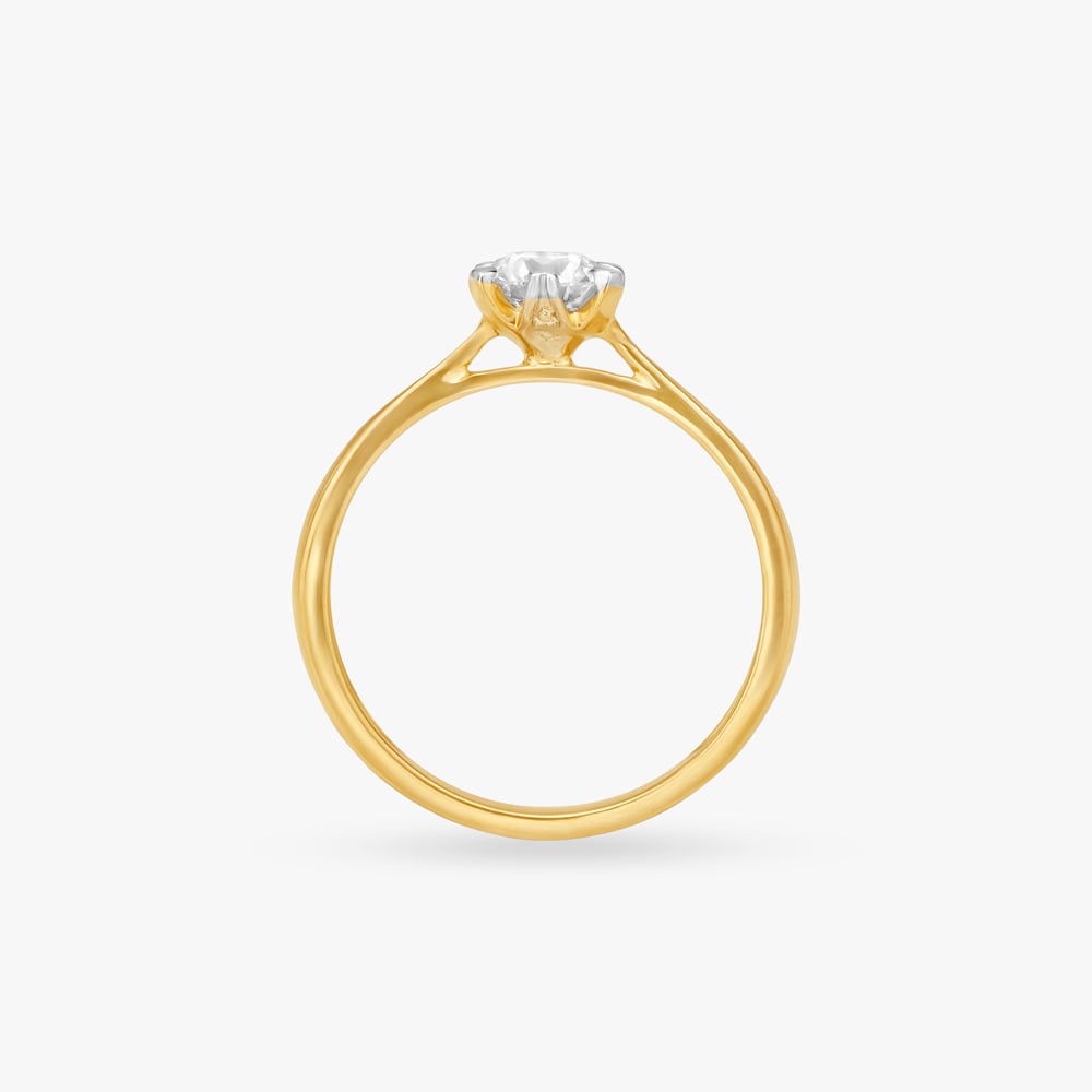 Stellar Veil Solitaire Finger Ring,,hi-res image number null