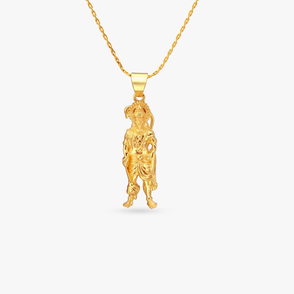 Lord Krishna Gold Pendant,,hi-res image number null