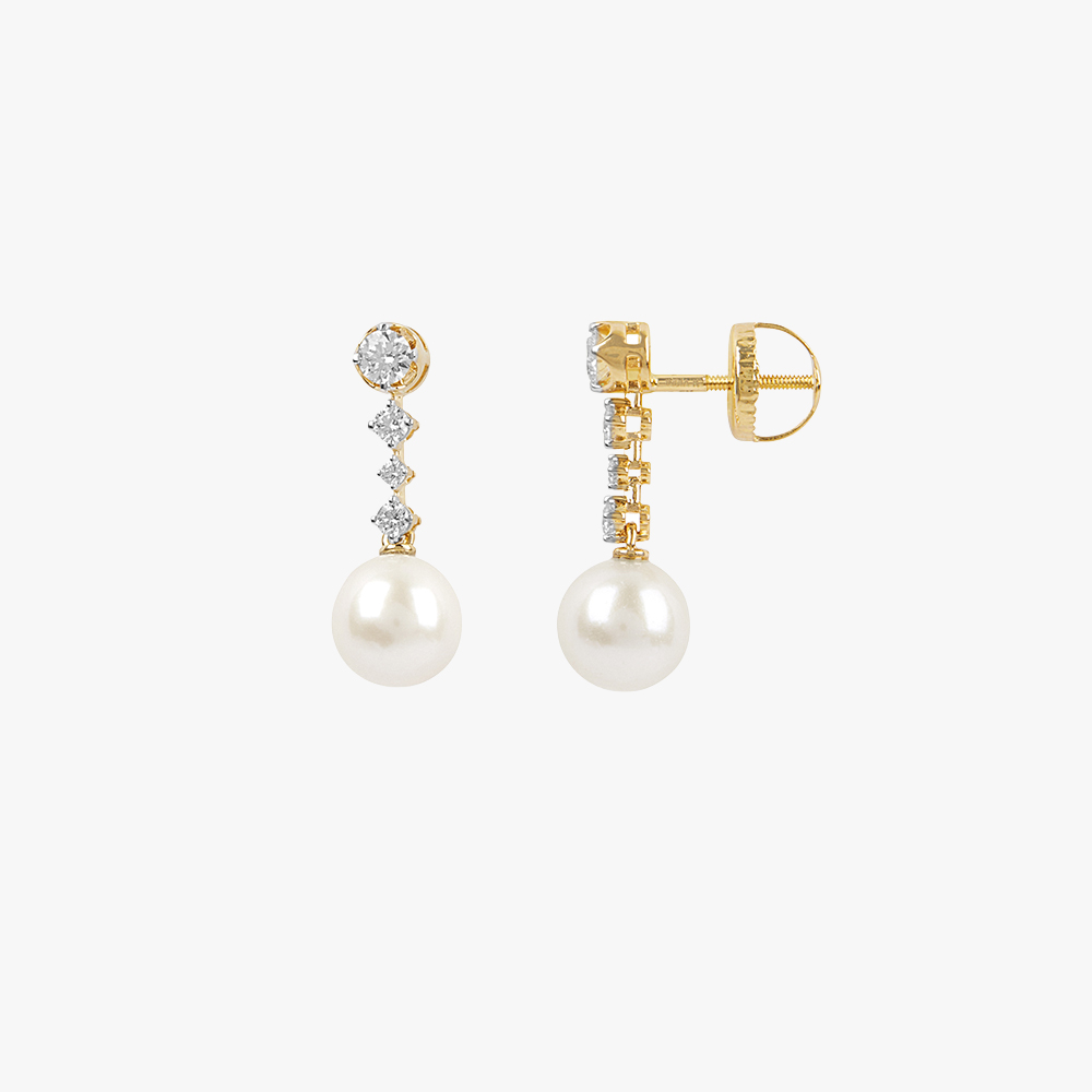 Starlight Cascade Diamond Drop Earrings,,hi-res image number null