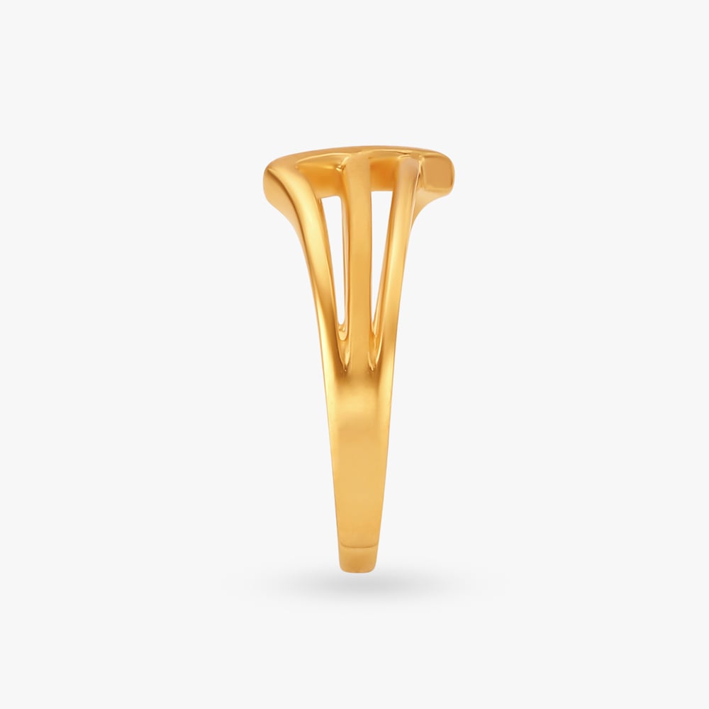 Statement Gold Finger Ring,,hi-res image number null