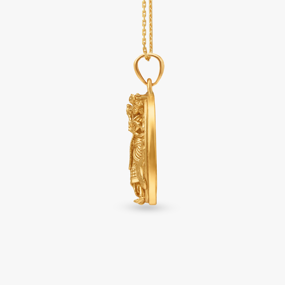 Krishna Leela Gold Pendant,,hi-res image number null