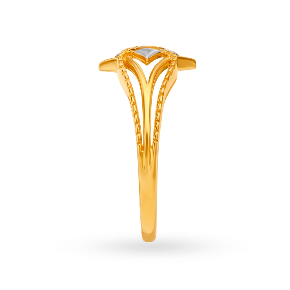 Eye Catching Boat Gold Finger Ring,,hi-res image number null