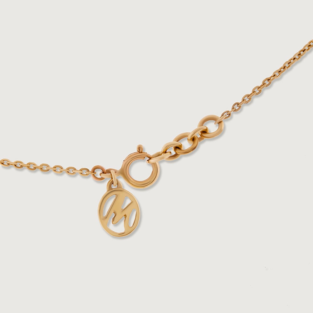 Blue Sparkle Gold & Diamond Necklace,,hi-res image number null