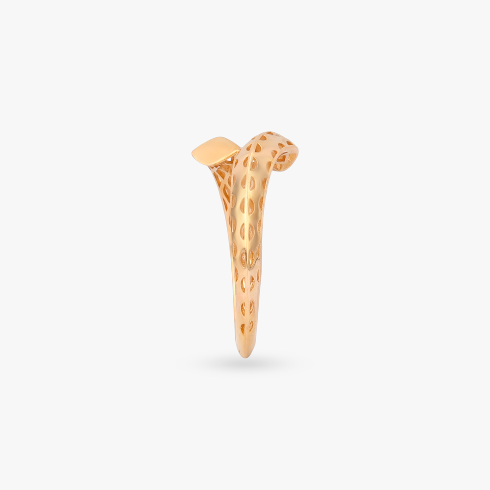 Bold Arc Gold Ring,,hi-res image number null