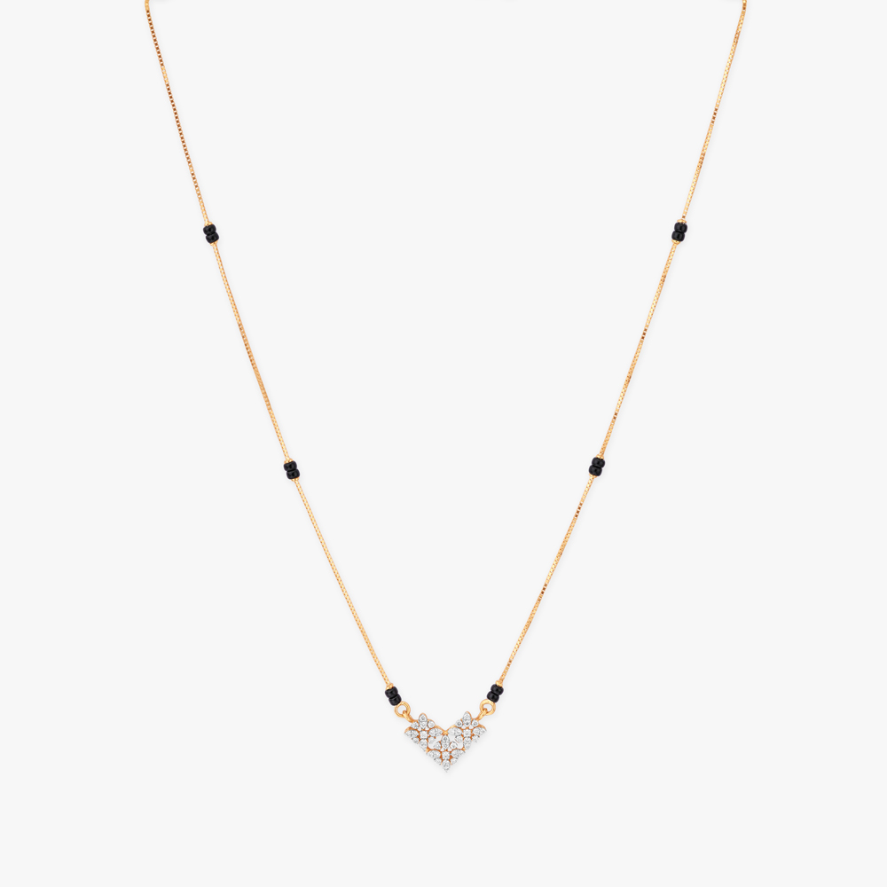 Celestial Curve Diamond Mangalsutra,,hi-res image number null