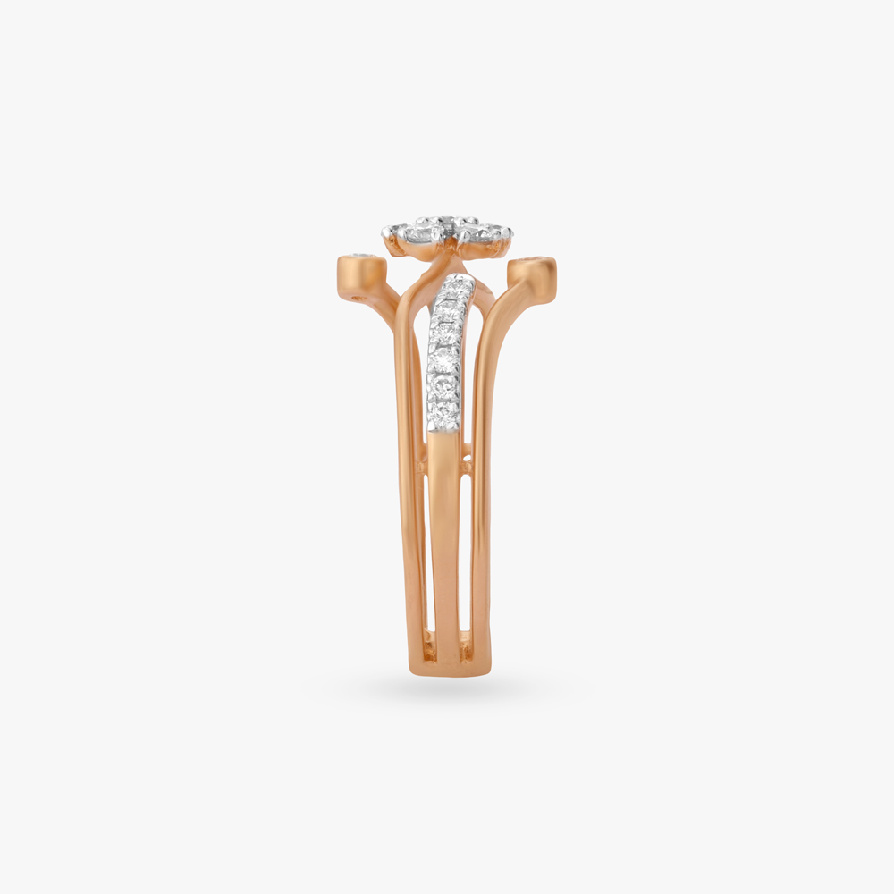 Floral Embrace Diamond Ring,,hi-res image number null