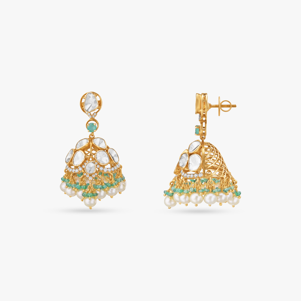 Opulent Jhumka Earrings,,hi-res image number null