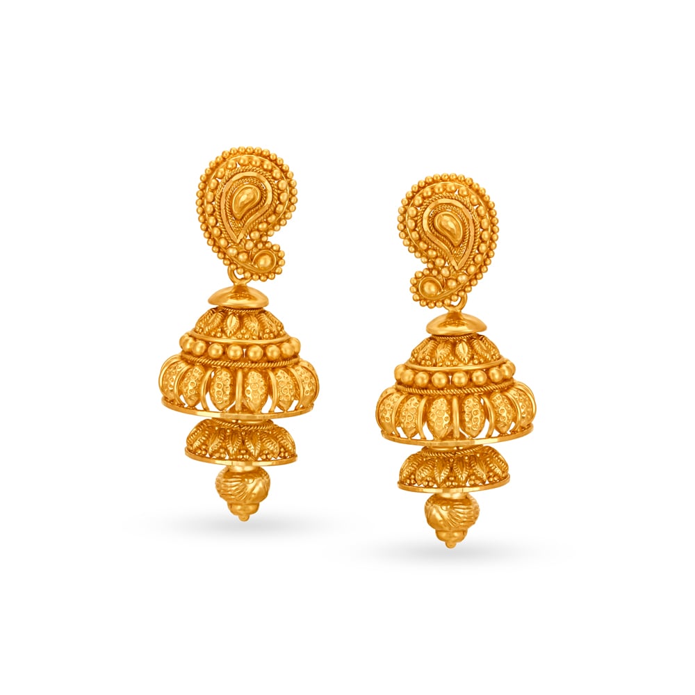 

Opulent Antique Drop Earrings