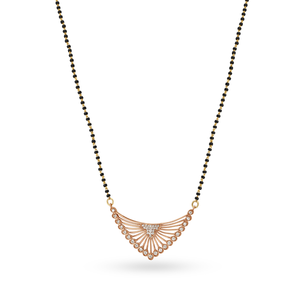 Astounding Artistic Diamond Mangalsutra,,hi-res image number null