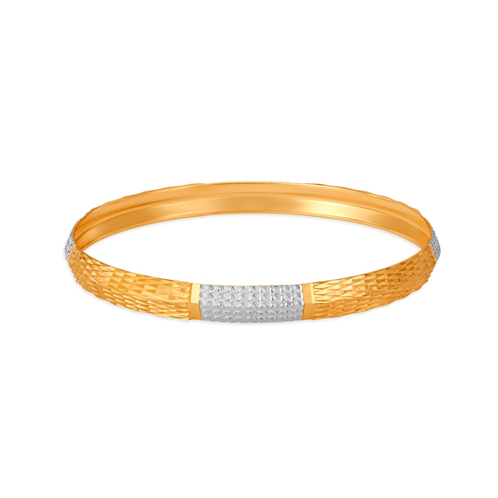 Black Bead Traditional Gold Bangles for Kids