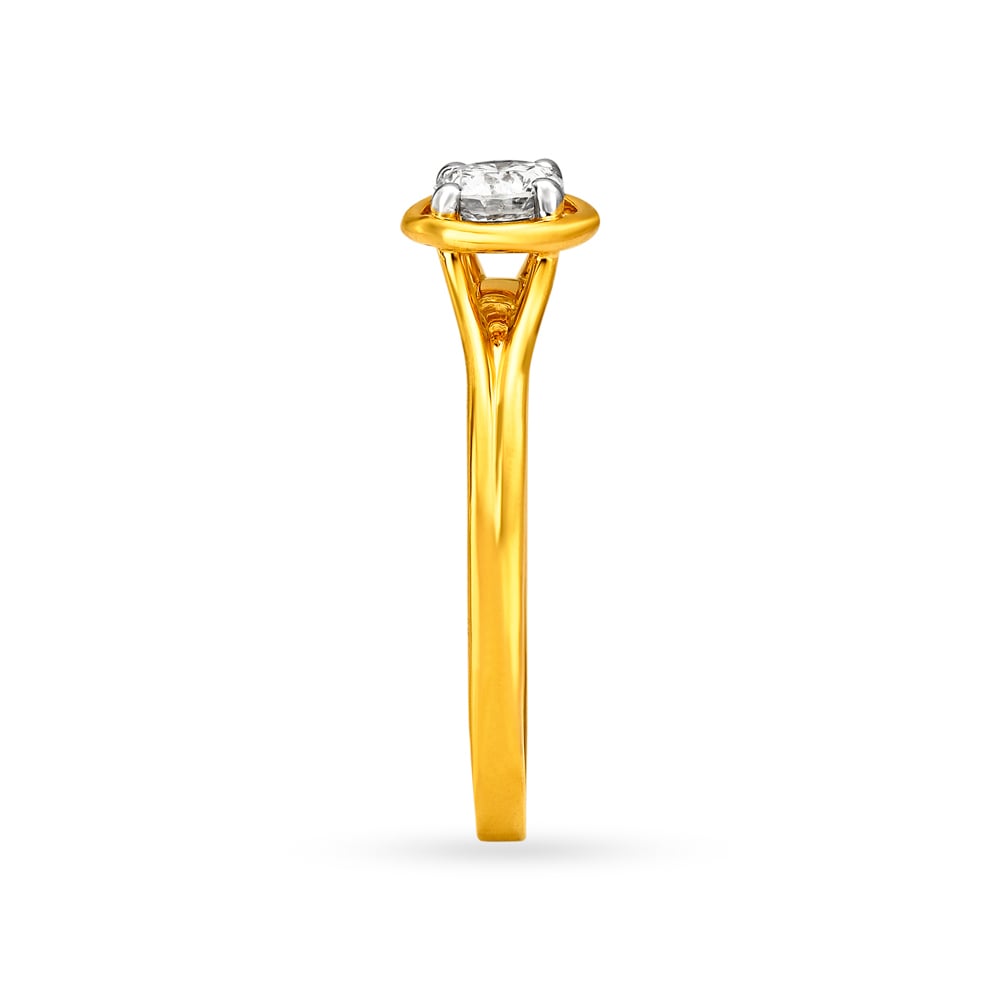 Sparkling Yellowbud Single Stone Solitaire Ring,,hi-res image number null