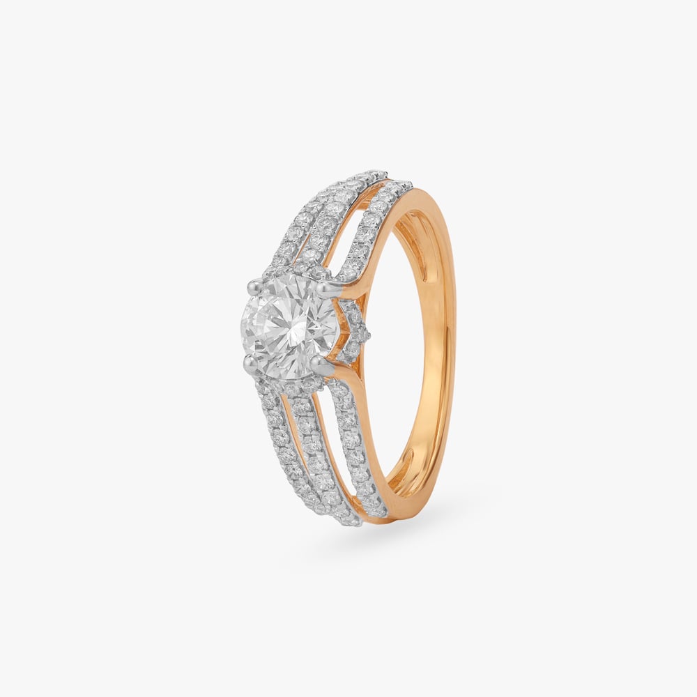 Eternal Beam Solitaire Ring,,hi-res image number null