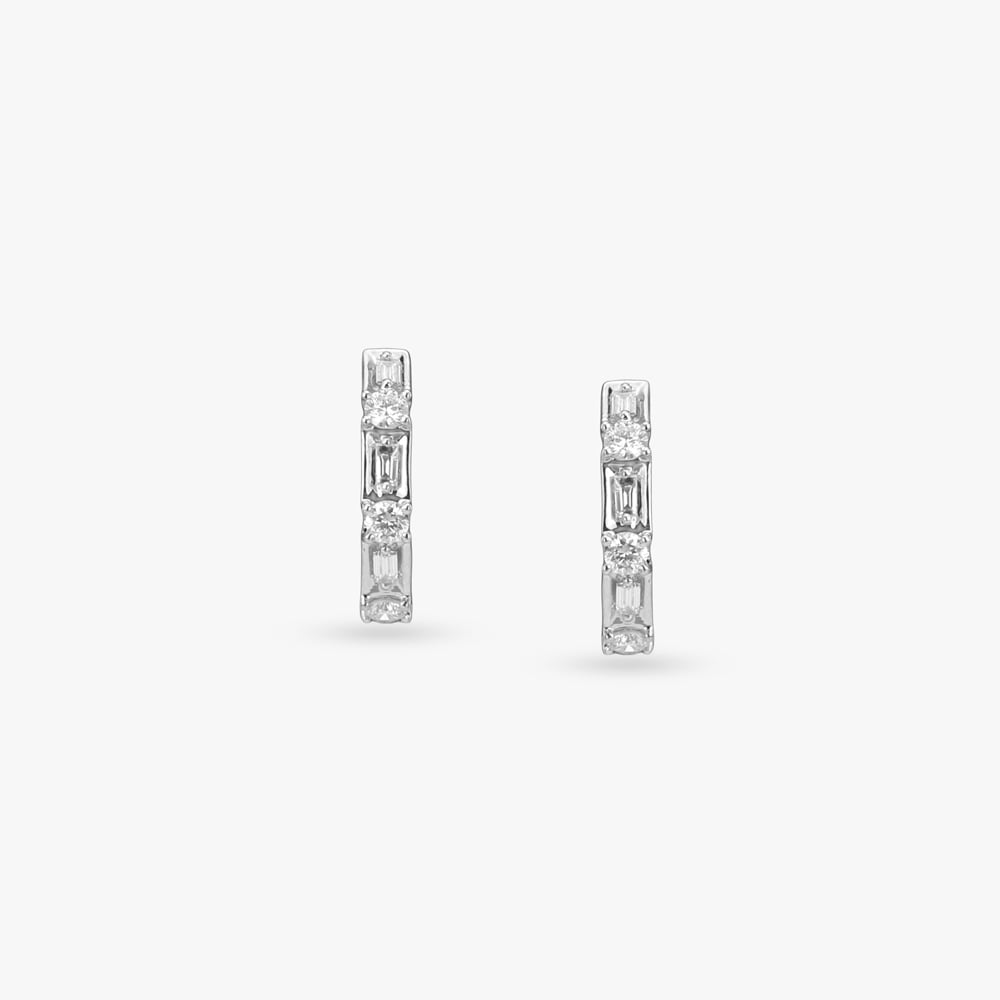 Modern Mosaic Diamond Nose Pin,,hi-res image number null