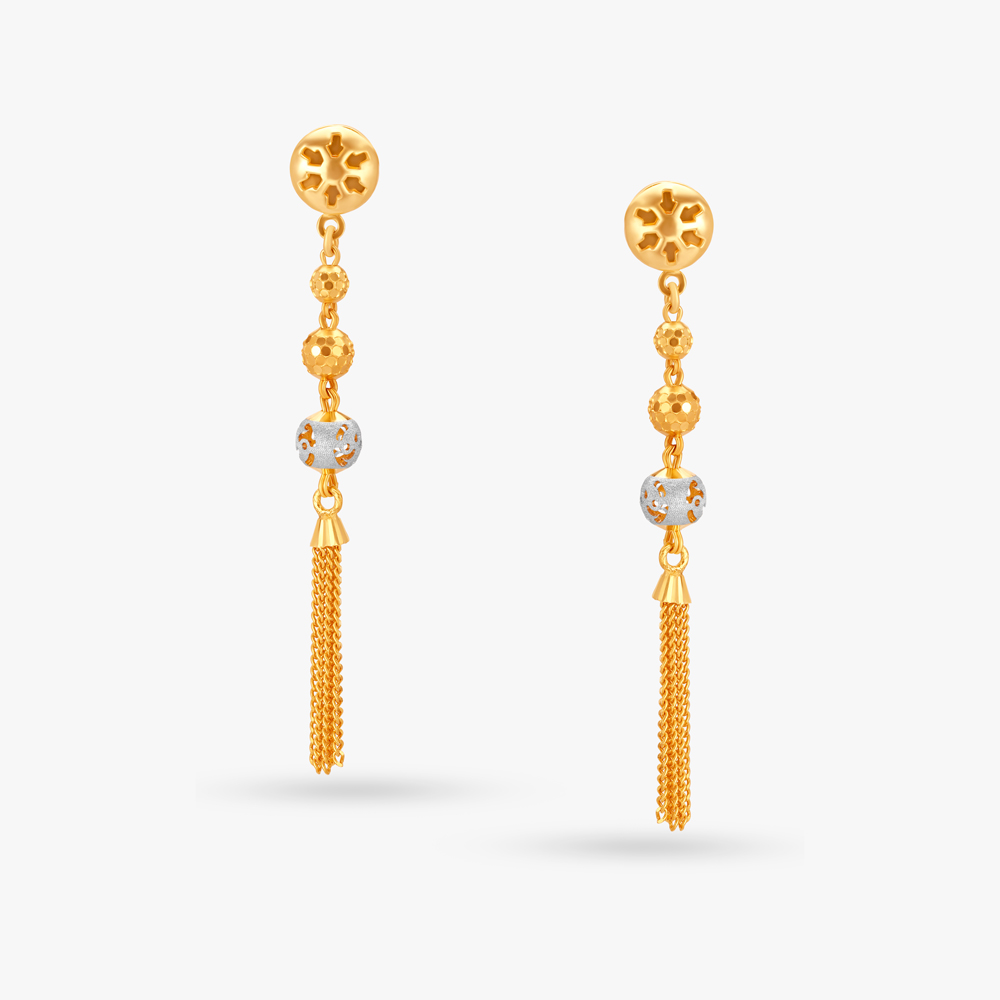 Glamorous Tassels Drop Earrings,,hi-res image number null