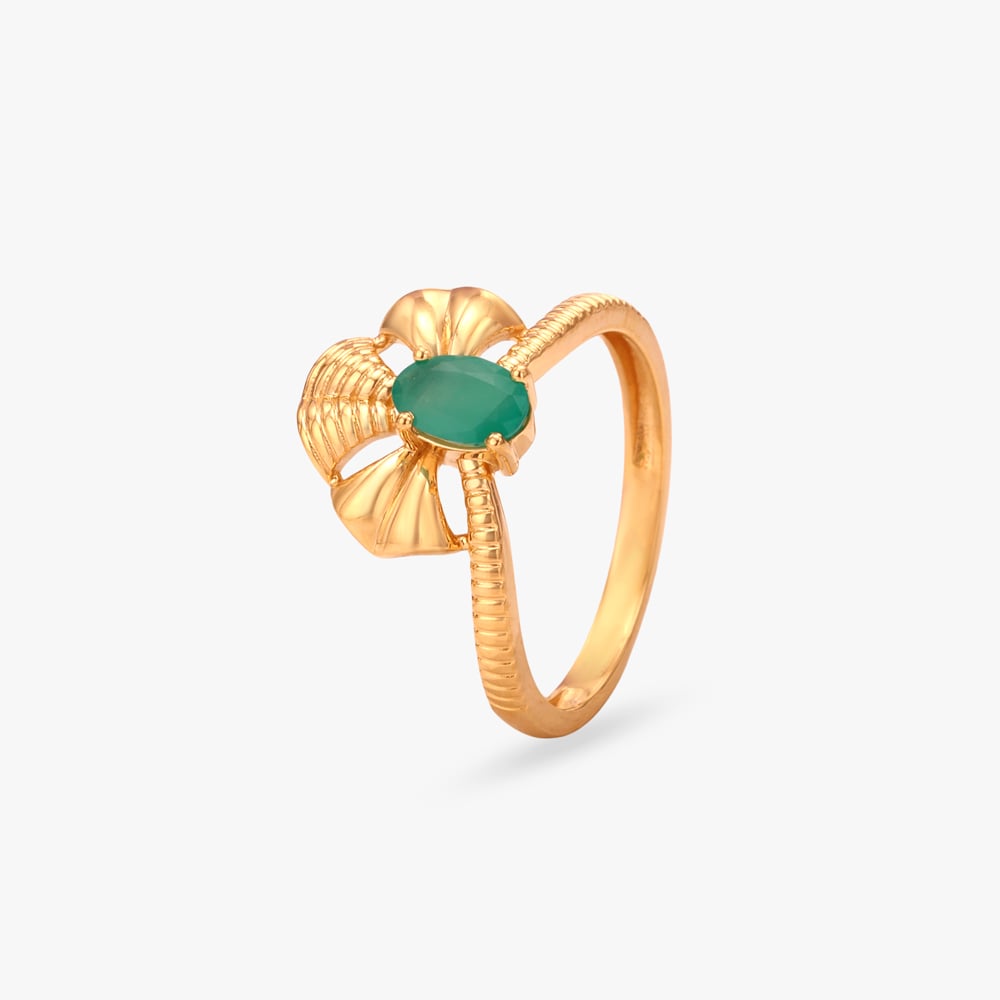 Bloom Flare Gold Ring,,hi-res image number null