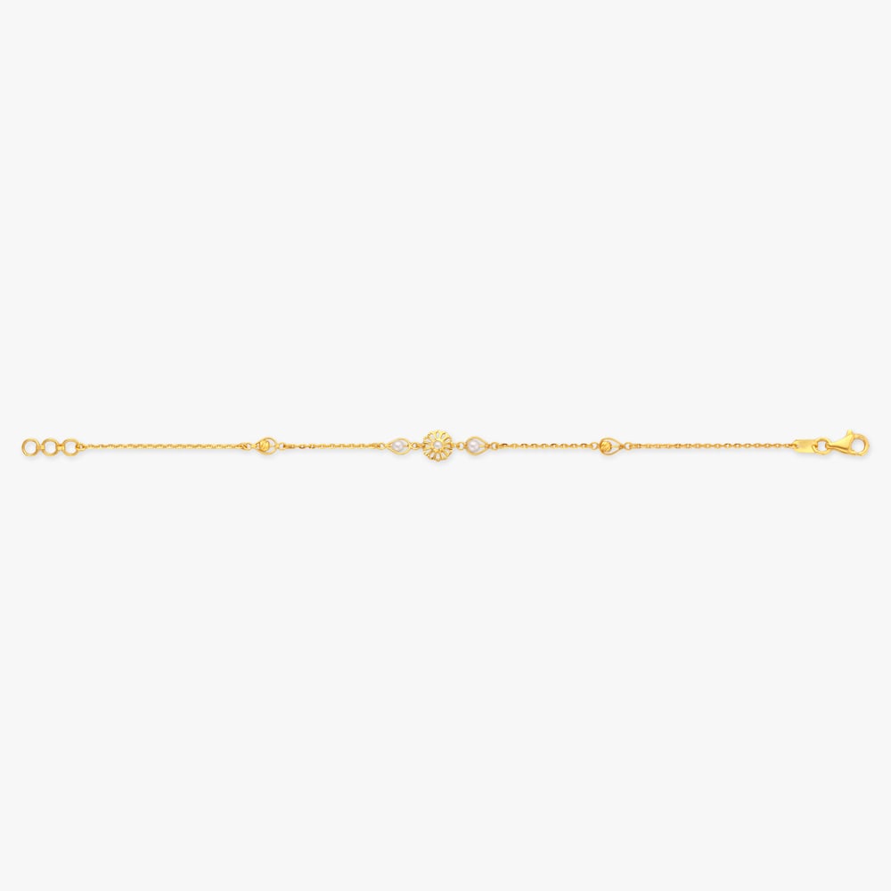 Petal Frame Gold Bracelet,,hi-res image number null