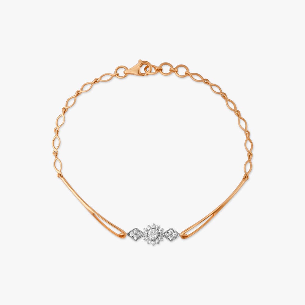 Petal Radiance Diamond Bracelet,,hi-res image number null