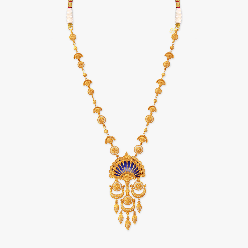 Lunar Radiance Gold Necklace Set,,hi-res image number null