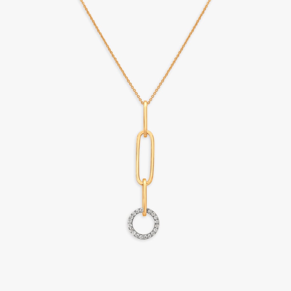 Solo Sparkle Diamond Pendant with Chain