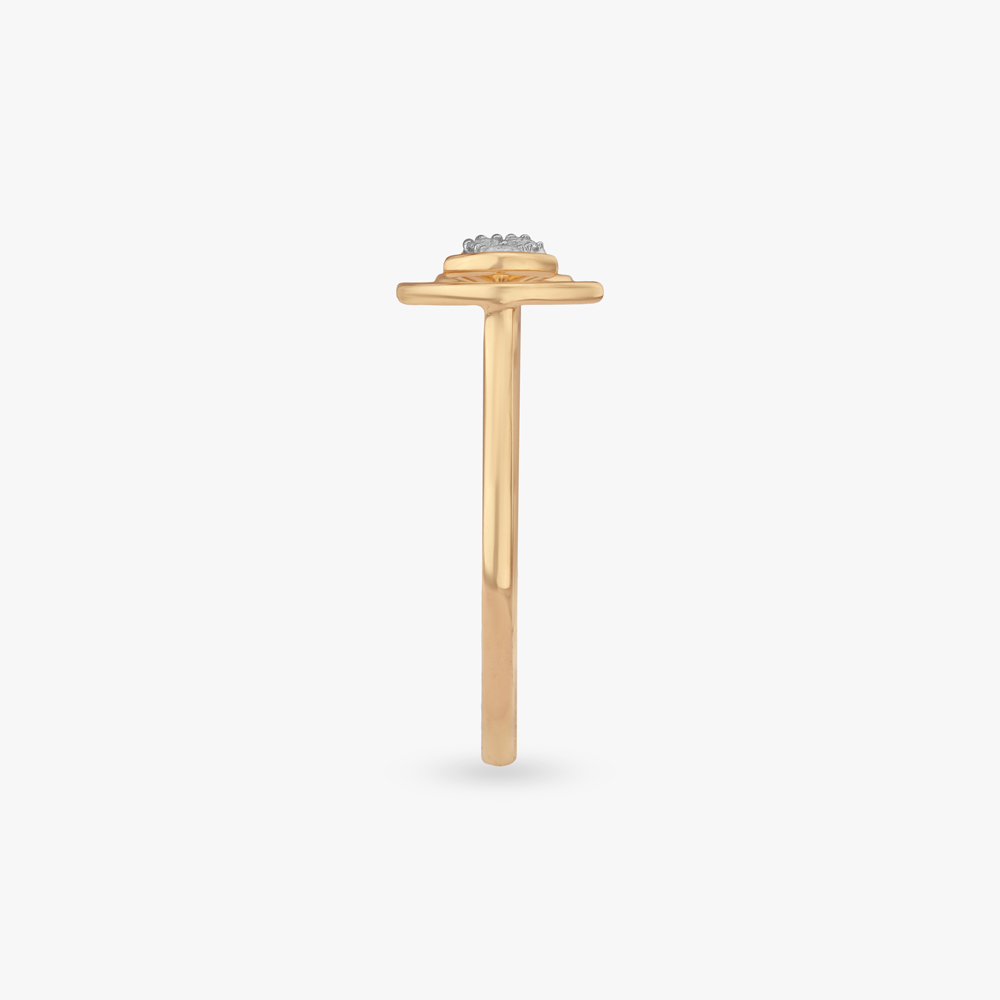 Geometric Bow Diamond Ring,,hi-res image number null